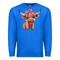 True Royal cute  heifer Premium Sweatshirt - AdoDesignShop