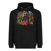 Black western Heavyweight Hoodie - SublimationCraftShop