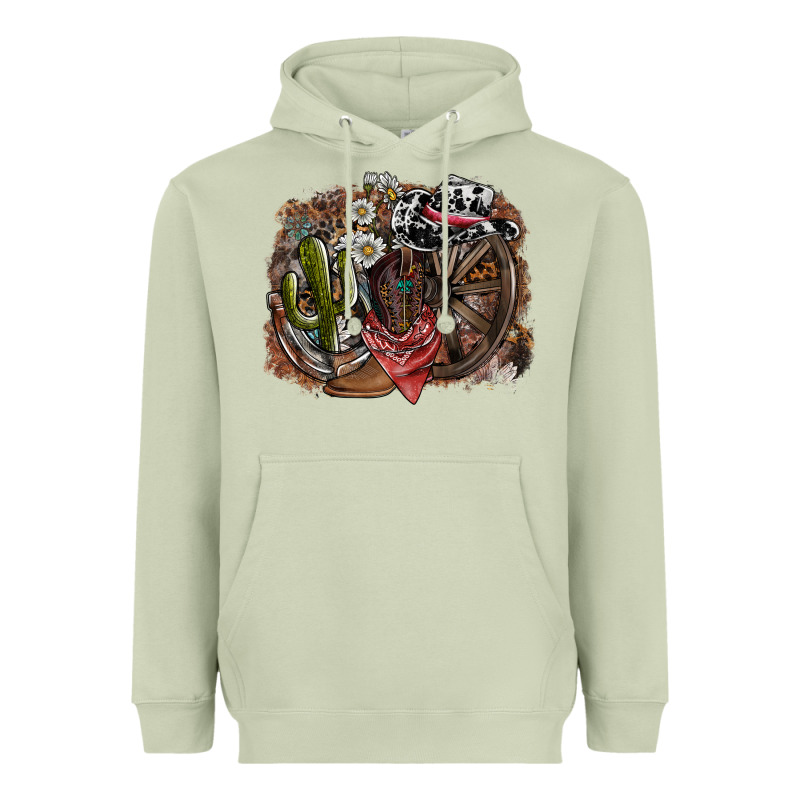 Western Heavyweight Hoodie by SublimationCraftShop | Teevron