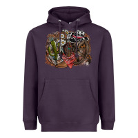 Plum western Heavyweight Hoodie - SublimationCraftShop