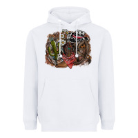 White western Heavyweight Hoodie - SublimationCraftShop