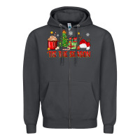 Smoke 'tis the season christmas Zipper Hoodie - Zillion Design Studio