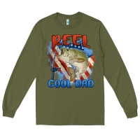 Army Green reel cool dad Long Sleeve Tee - MaliasSmallBusiness