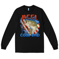 Black reel cool dad Long Sleeve Tee - MaliasSmallBusiness