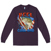 Plum reel cool dad Long Sleeve Tee - MaliasSmallBusiness