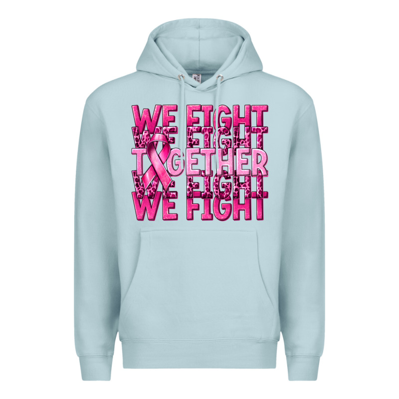 Together We Fight Cancer Premium Hoodie by NancyCooperArtShop | Teevron