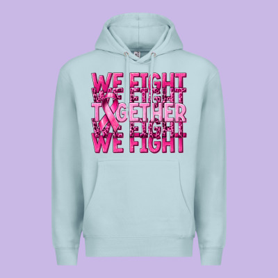 Together We Fight Cancer Premium Hoodie Designed By Nancycooperartshop