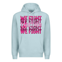 Blue Mist together we fight cancer Premium Hoodie - NancyCooperArtShop