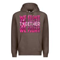 Coffee together we fight cancer Premium Hoodie - NancyCooperArtShop