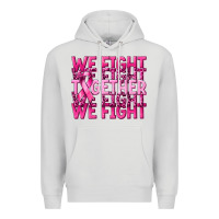 Dove Grey together we fight cancer Premium Hoodie - NancyCooperArtShop