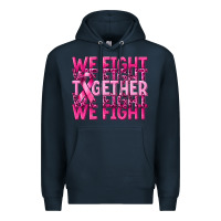 Navy together we fight cancer Premium Hoodie - NancyCooperArtShop