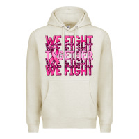 Oatmeal Heather together we fight cancer Premium Hoodie - NancyCooperArtShop