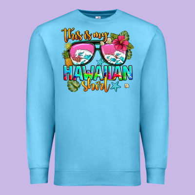 This Is My Hawaiian Premium Sweatshirt Designed By Adodesignshop