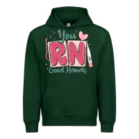 Forest Green you rn good hands registered nurse Urban Hoodie - MaliasSmallBusiness