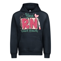 Navy you rn good hands registered nurse Urban Hoodie - MaliasSmallBusiness