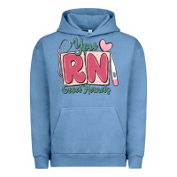 Pigment Pebble Blue you rn good hands registered nurse Urban Hoodie - MaliasSmallBusiness