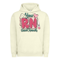 Pigment Pistachio you rn good hands registered nurse Urban Hoodie - MaliasSmallBusiness