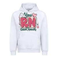 White you rn good hands registered nurse Urban Hoodie - MaliasSmallBusiness