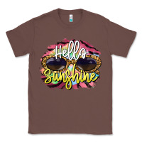 Chestnut hello sunshine Classic Tee - BarkalooDesign