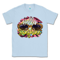Dusty Blue hello sunshine Classic Tee - BarkalooDesign