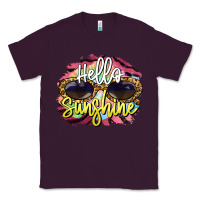 Plum hello sunshine Classic Tee - BarkalooDesign