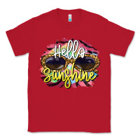 Red hello sunshine Classic Tee - BarkalooDesign