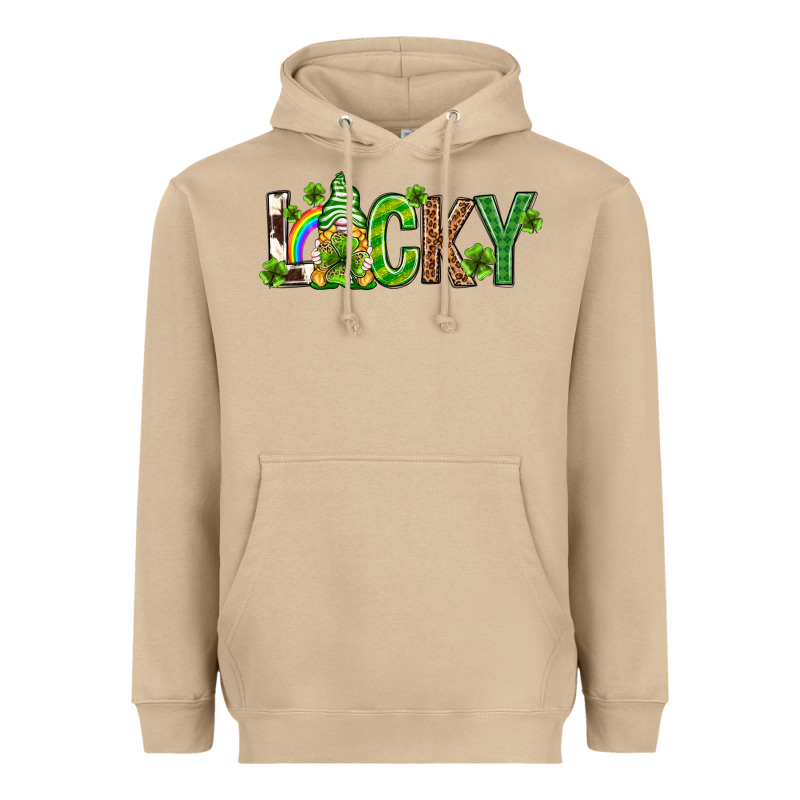 Love Horseshoe St. Patrick's Day Heavyweight Hoodie by Neo Western | Teevron