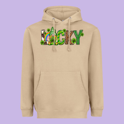 Love Horseshoe St. Patrick's Day Heavyweight Hoodie Designed By Neo Western