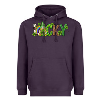 Plum Love horseshoe St. Patrick's Day Heavyweight Hoodie - Neo Western