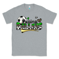 Heather Grey raising ballers soccer Classic Tee - Zillion Design Studio