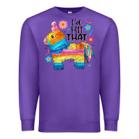 Purple id hit that  mexican llama pinata Premium Sweatshirt - JahusDesignShop