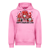 Fuchsia Pink happy valentine's day Urban Hoodie - MaliasSmallBusiness