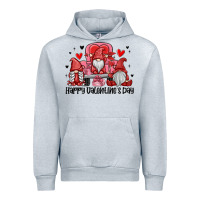 Heather Grey happy valentine's day Urban Hoodie - MaliasSmallBusiness
