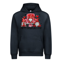 Navy happy valentine's day Urban Hoodie - MaliasSmallBusiness