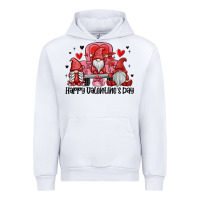 White happy valentine's day Urban Hoodie - MaliasSmallBusiness