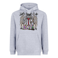 Heather Grey bad witch club Heavyweight Hoodie - CowhideDigitalArt