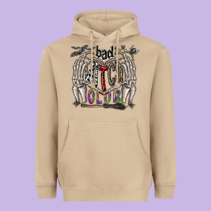 Bad Witch Club Heavyweight Hoodie Designed By Cowhidedigitalart