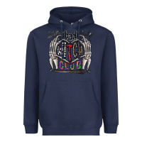 Navy bad witch club Heavyweight Hoodie - CowhideDigitalArt