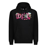 Black cancer awareness teacher Premium Hoodie - NancyCooperArtShop