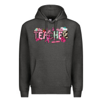Charcoal Heather cancer awareness teacher Premium Hoodie - NancyCooperArtShop