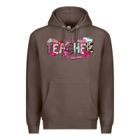 Coffee cancer awareness teacher Premium Hoodie - NancyCooperArtShop
