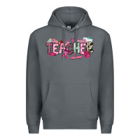 Rock cancer awareness teacher Premium Hoodie - NancyCooperArtShop