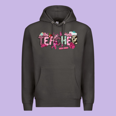 Cancer Awareness Teacher Premium Hoodie Designed By Nancycooperartshop