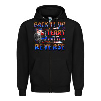 Black back it up terry put it in reverse billie wilder Zipper Hoodie - texasbilliewilder