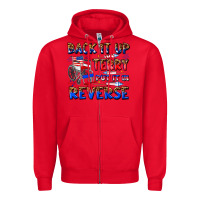 Red back it up terry put it in reverse billie wilder Zipper Hoodie - texasbilliewilder