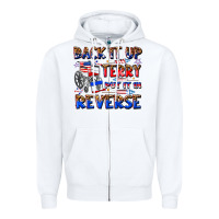 White back it up terry put it in reverse billie wilder Zipper Hoodie - texasbilliewilder