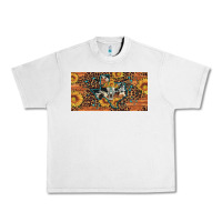 Lunar Rock texas map bull skull sunflower leopard licence plate Urban Heavy Tee - Artiststas