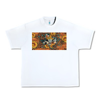 White texas map bull skull sunflower leopard licence plate Urban Heavy Tee - Artiststas