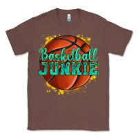 Chestnut basketball junkie Classic Tee - texasbilliewilder