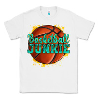 White basketball junkie Classic Tee - texasbilliewilder
